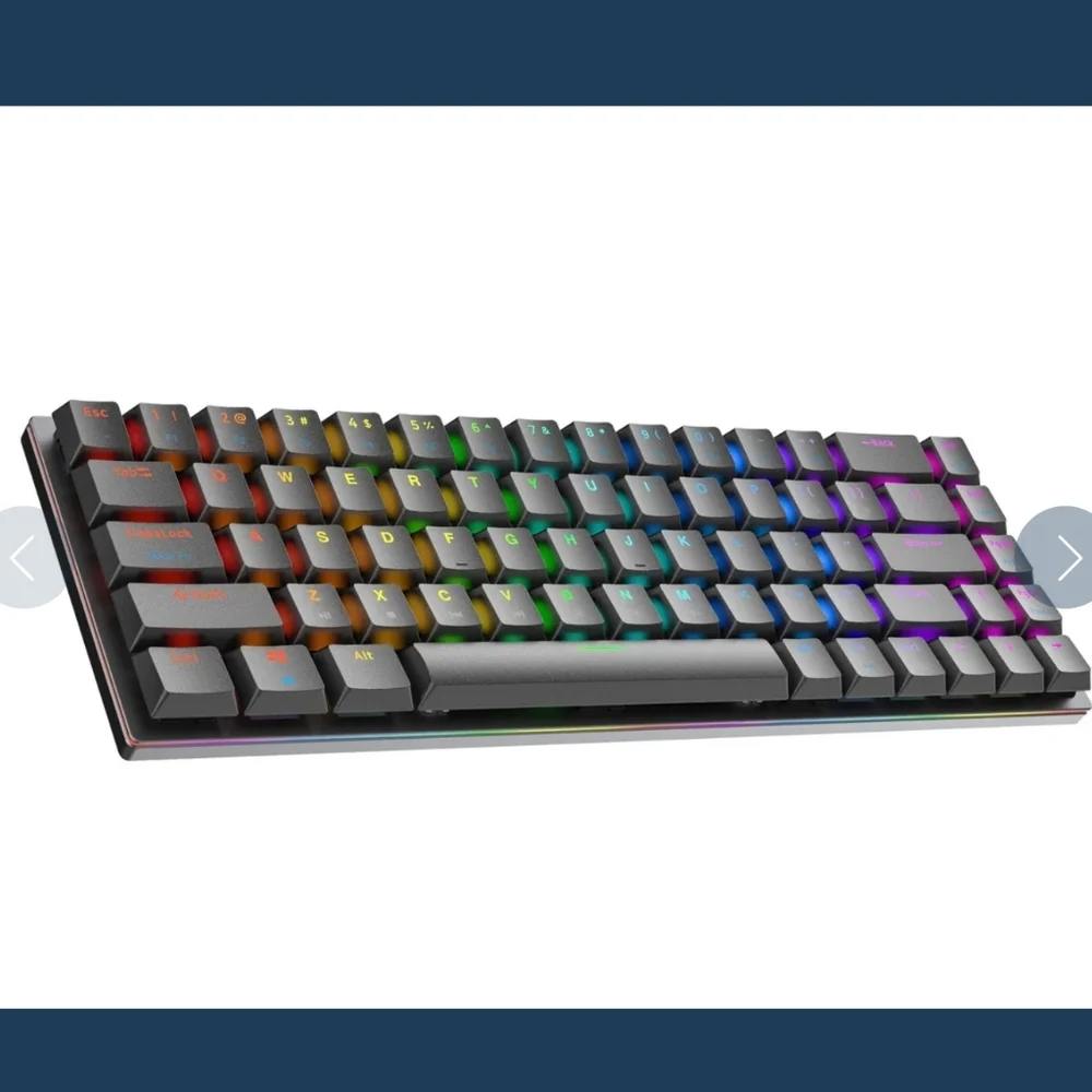 NEW In Box Ranked Mechanical Keyboard PC Xbox PS5 RGB Lighting Gaming Office